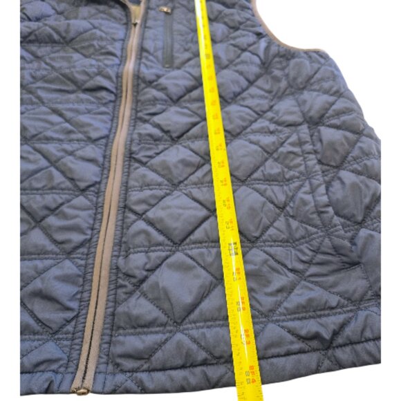 Navy & Gray OXFORD Quilted Vest sz XXL - Picture 7 of 8